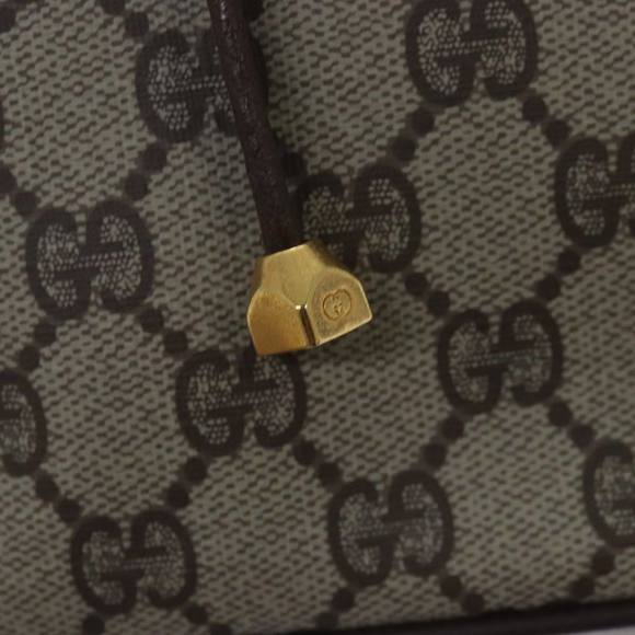 GUCCI GG Supreme Web Sherry Line Shoulder Bag PVC Beige 164 02 034 Auth ar12279 - Picture 10 of 16